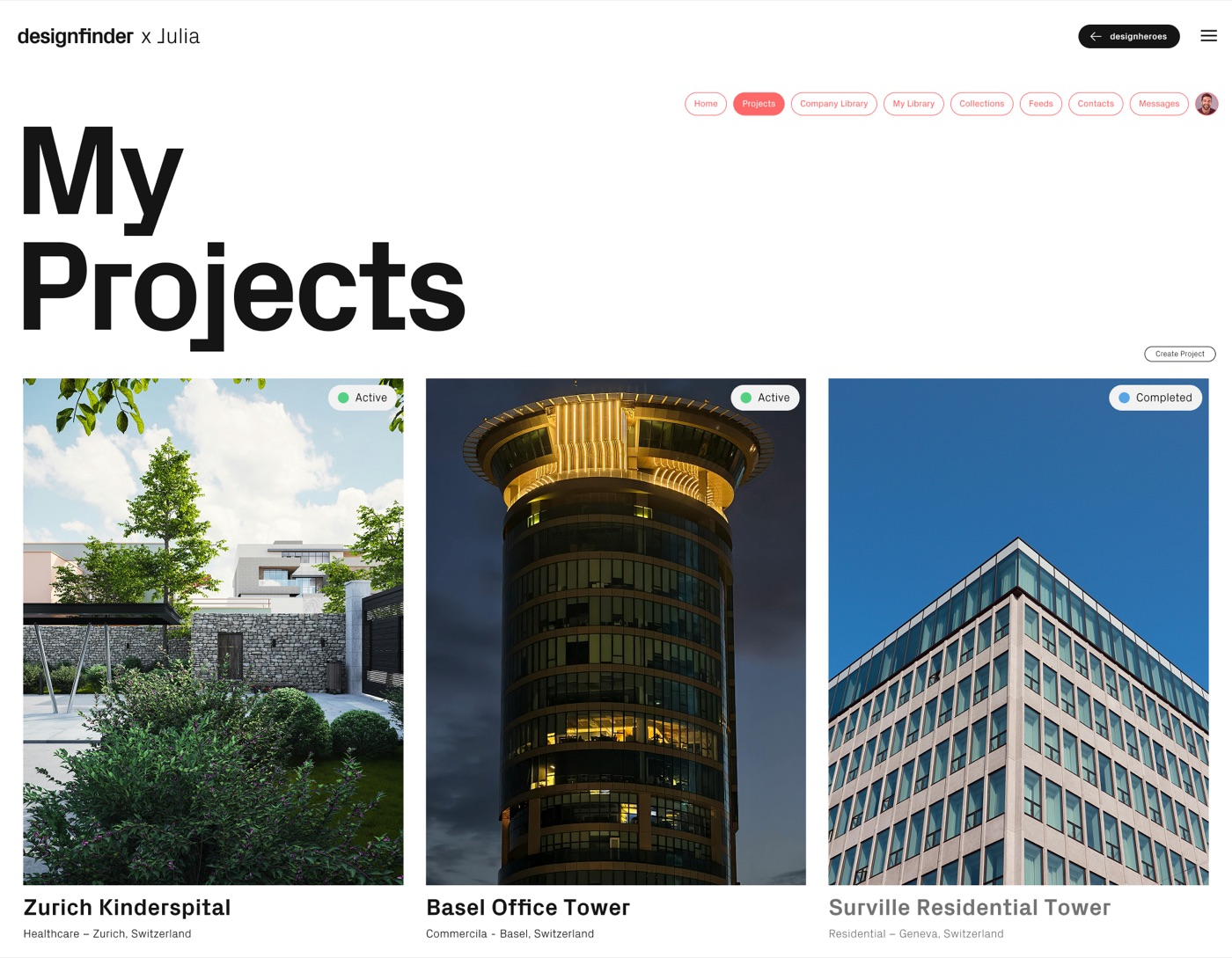 Designfinder — My Projects